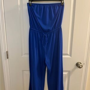 Express Elegant Blue Women's Jumpsuit
